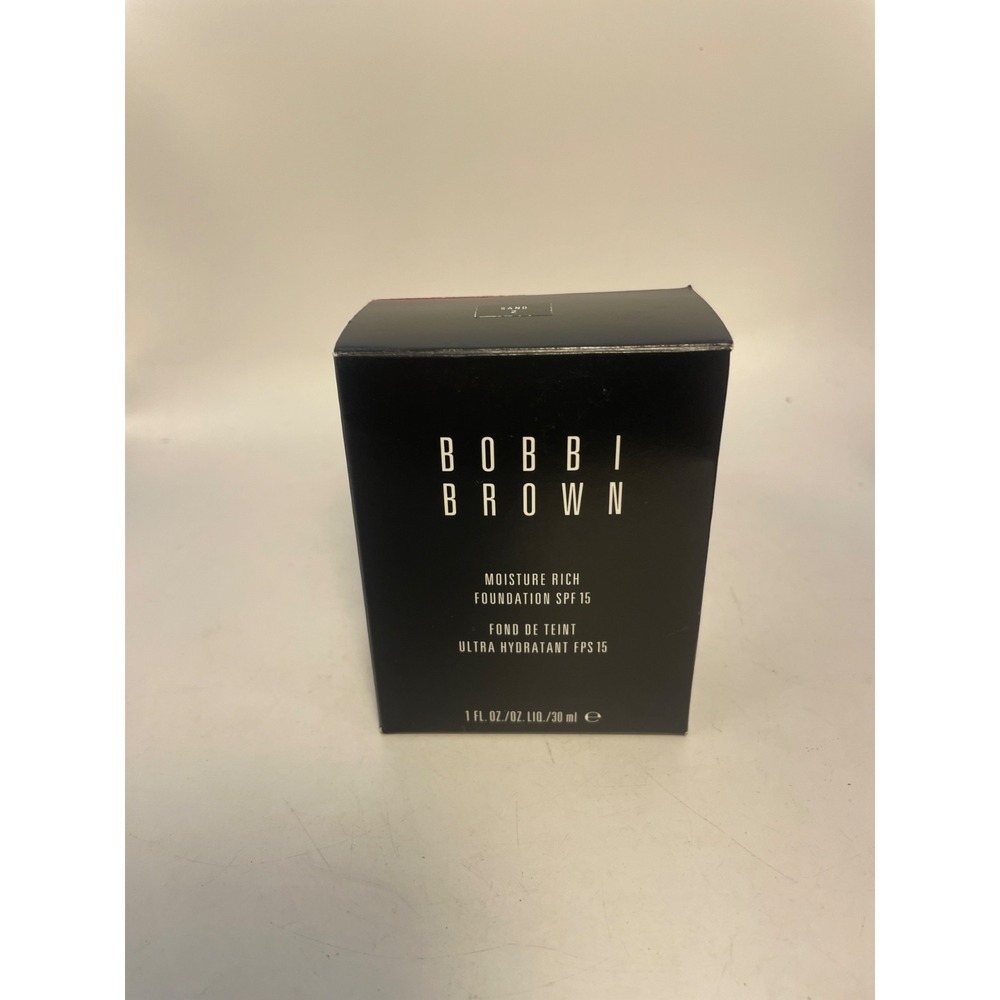 Bobbi Brown 1fl oz Skin Foundation #2 sand moisture rich SPF 15 New